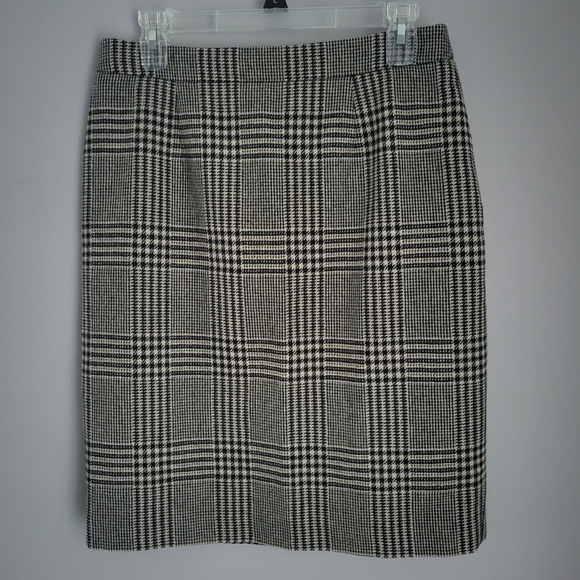 Brooks Brothers Glen Plaid Merino Wool Skirt - Picture 9 of 10